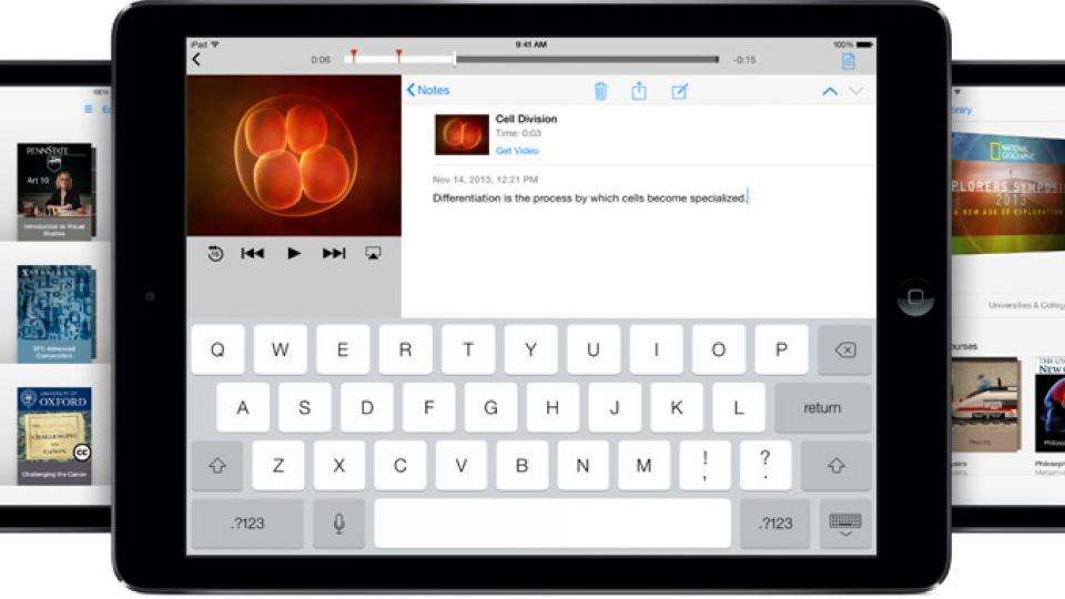 Apple boosts iTunes U with iPad educational tools